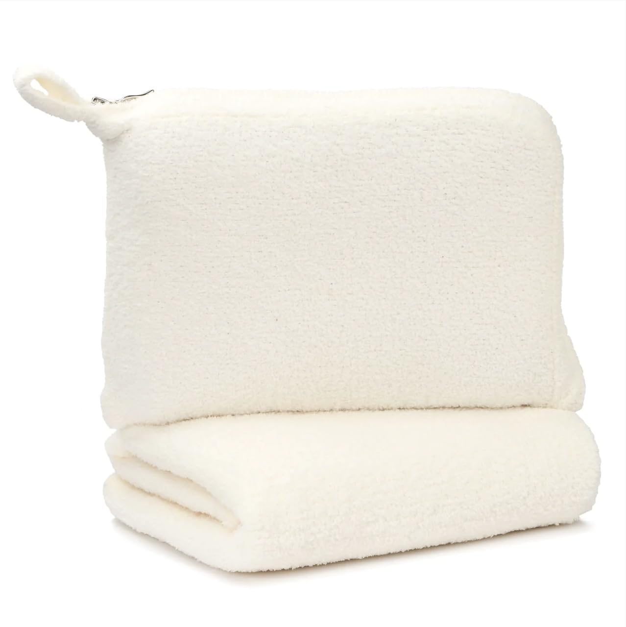 Amazon.com: KASHWÉRE Solid Travel Blanket in Zipper Pouch, Use as